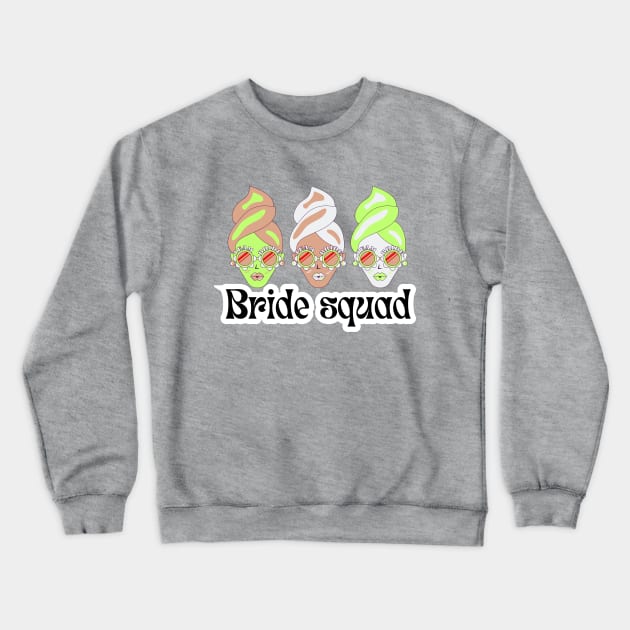 Bride squad Crewneck Sweatshirt by adrianasalinar
